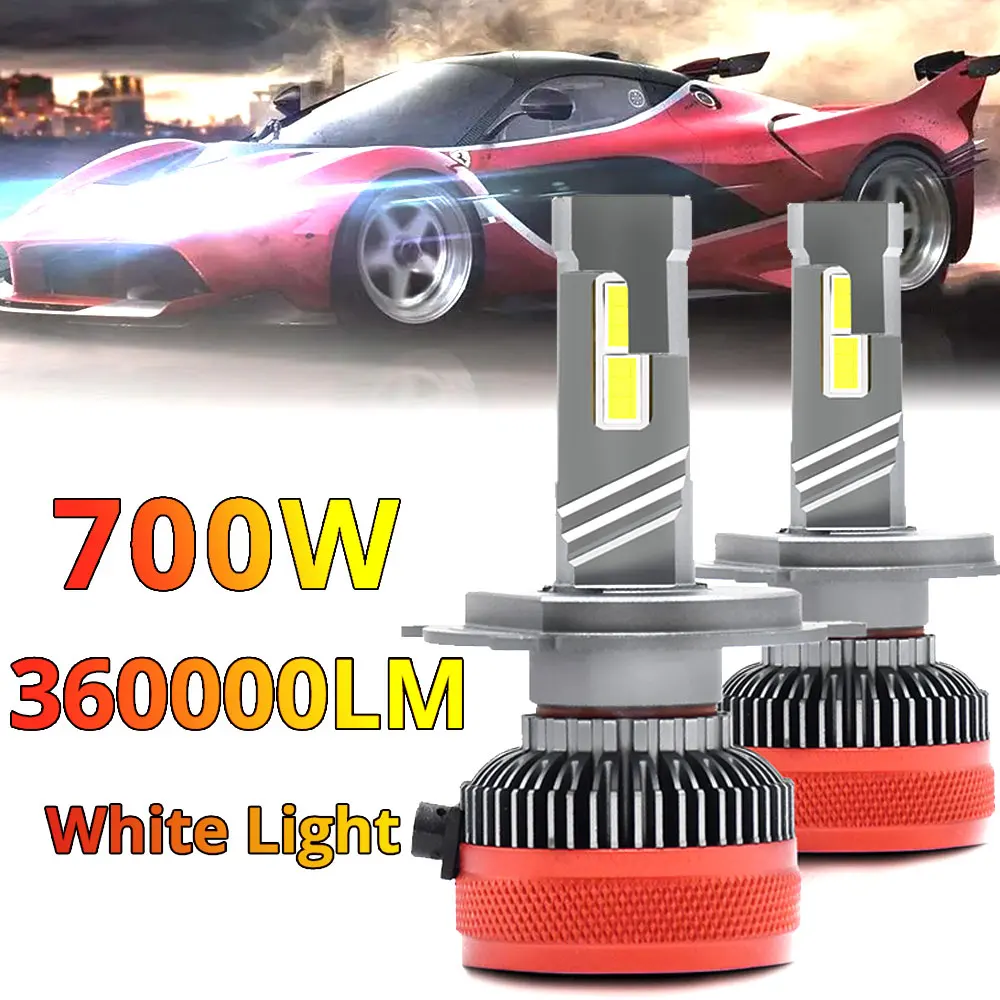 

H4 Car LED Headlight H1 H7 H8 H9 H11 9005 HB3 9006 HB4 Car Led Bulb Lights 360000LM 700W 6500K 7535 Chip Hight Low Beam Fog Lamp