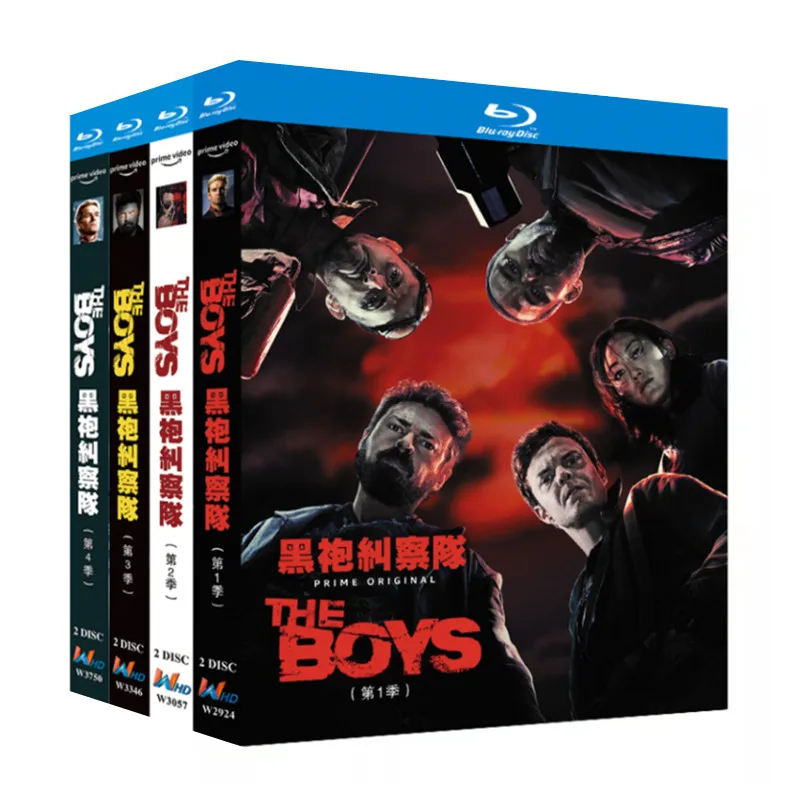 

Blu-ray Ultra HD TV Series The Boys Seasons 1–4 Box Set with English and Traditional Chinese Subtitles