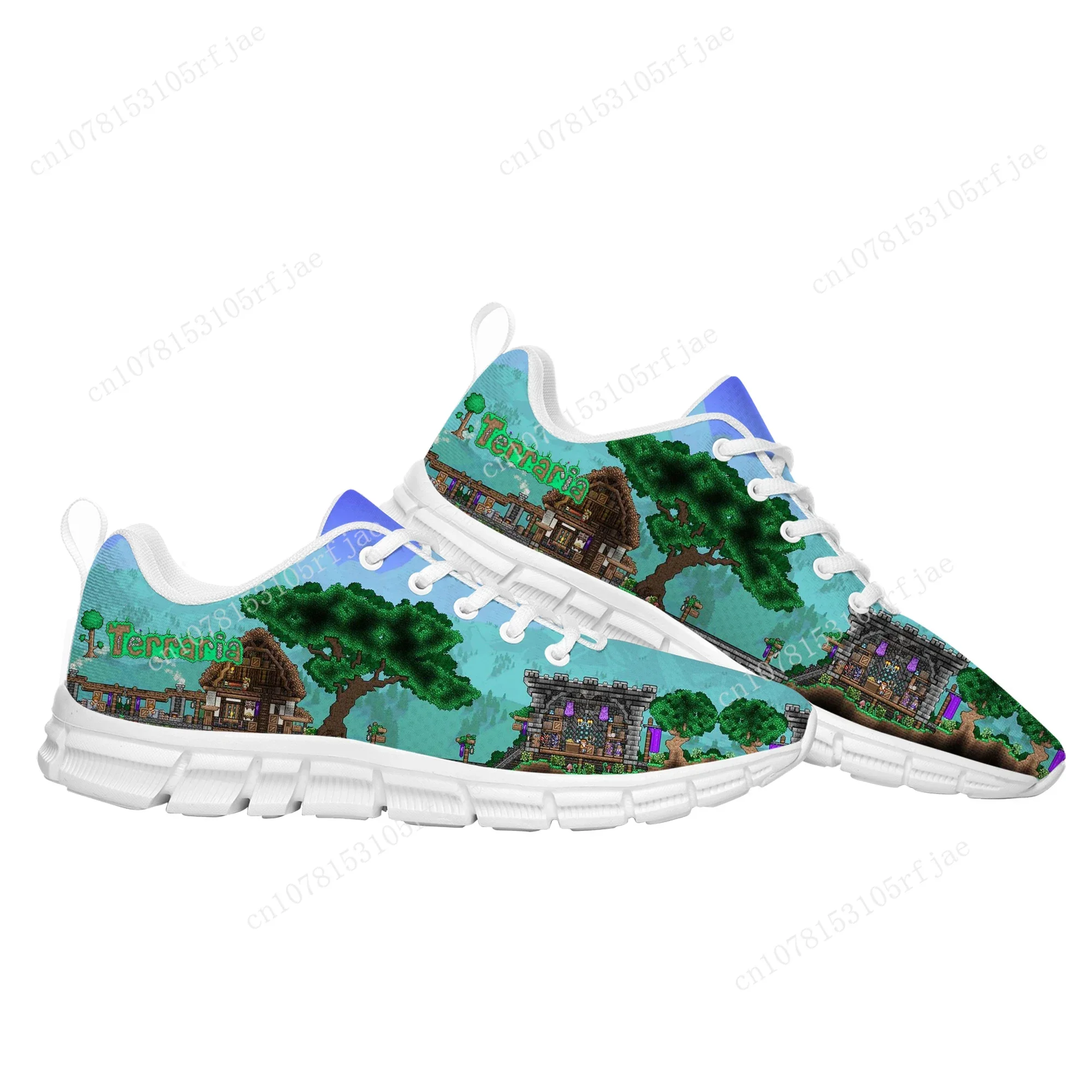 Terraria Sports Shoes Hot Cartoon Game Mens Womens Teenager Adult Sneaker Tailor Made Couple Built Shoes