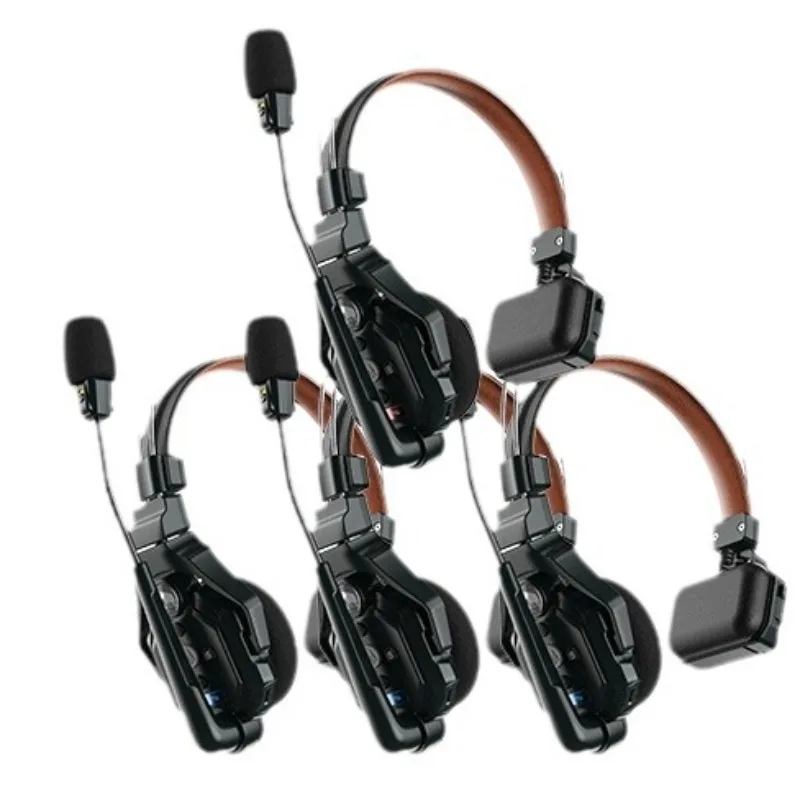 

Noise cancelable earphones, wireless call system, full duplex walkie-talkie, headset wearing three parties