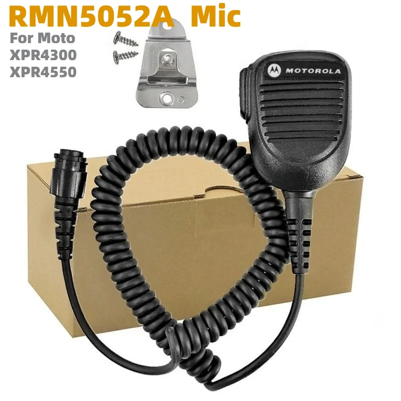 

Handheld Speaker Mic RMN5052 RMN5052A for Motorola Motorola XPR5350 XPR5550E XPR5380 XPR4350 XPR4500 XPR4550 DM4400 DM4600 Radio