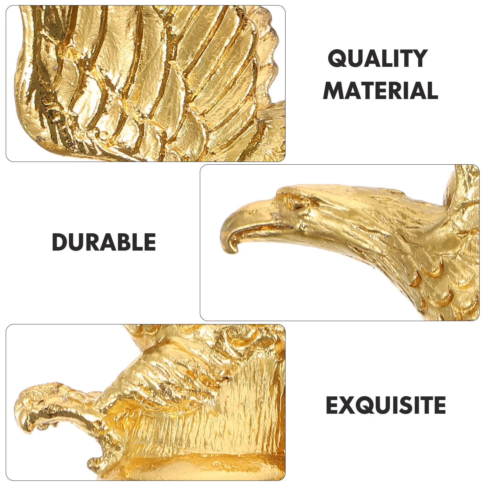 1Pcs Stylish Eagle Design Wine Stopper Zinc-Alloy Easy- Sealing Plug for Red Wine Parties Home Bar Decor Golden