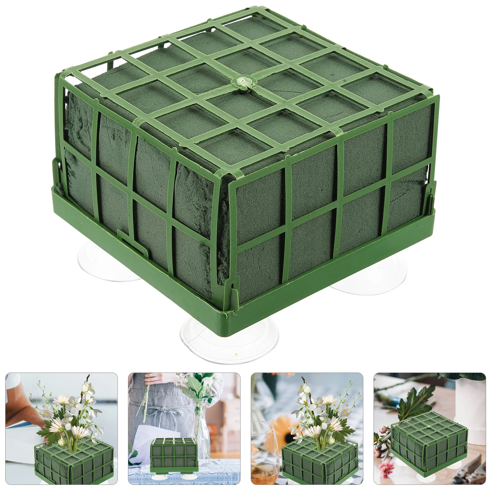 

2 pcs Wedding Front Sucker for DIY Flower Arrangement Suction Cups Artificial Decorative Flower Arrangement Suction Cups