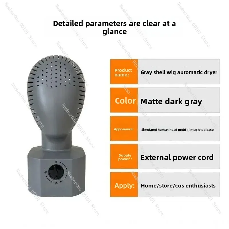 Automatic Wig Dryer Fast Drying Salon Wig Styling Machine with Mannequin Head Stand for Wig Headgear Care