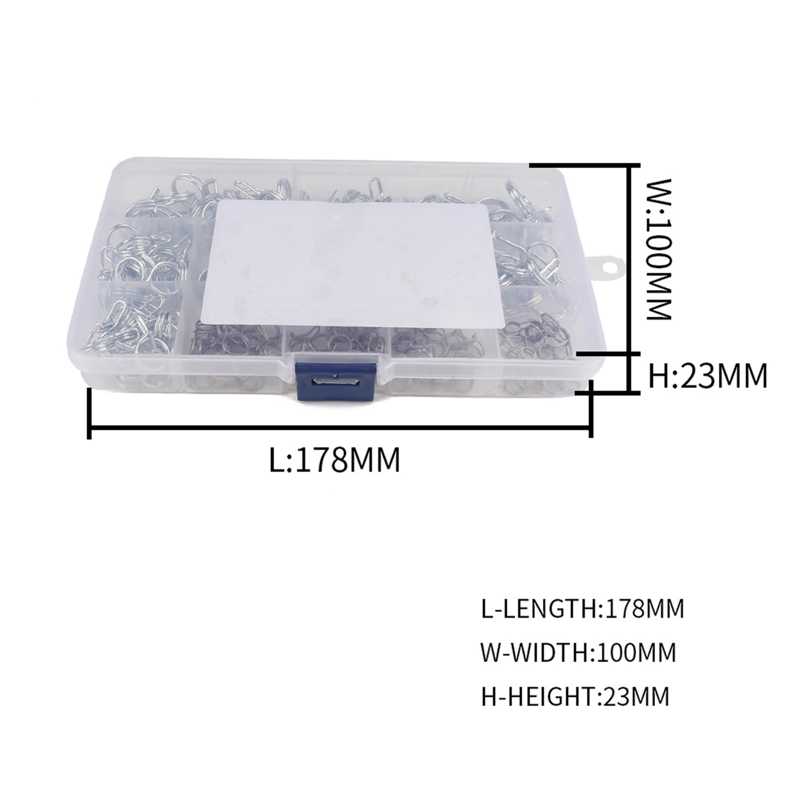 150 قطعة أنابيب المياه المطلية بالزنك أنابيب الهواء مشابك زنبركية المشابك مجموعة متنوعة مقاومة للتآكل والصدأ