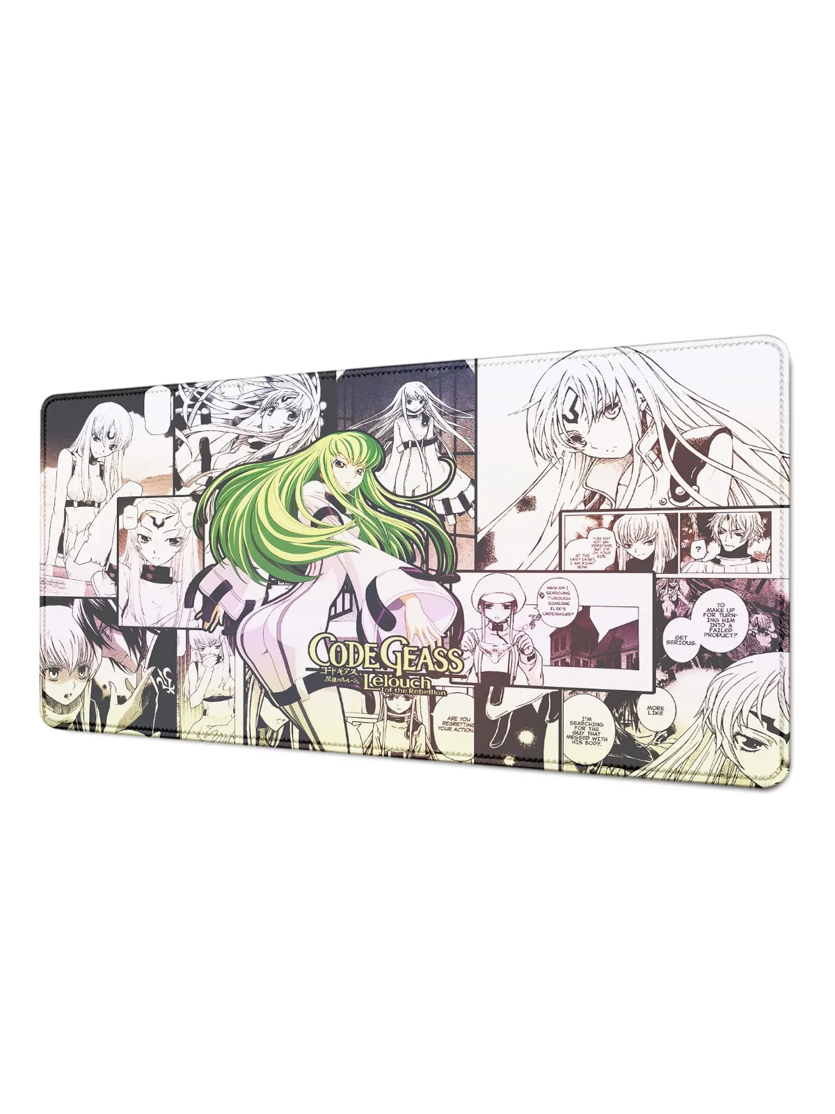 Duża podkładka pod mysz z motywem anime Code Geass, mata na biurko, uroczy Lelouch CC, ochraniacz, dywanik pod klawiaturę, XXL mata pod laptopa, akcesoria biurowe do PC. — zdjęcie produktu 7