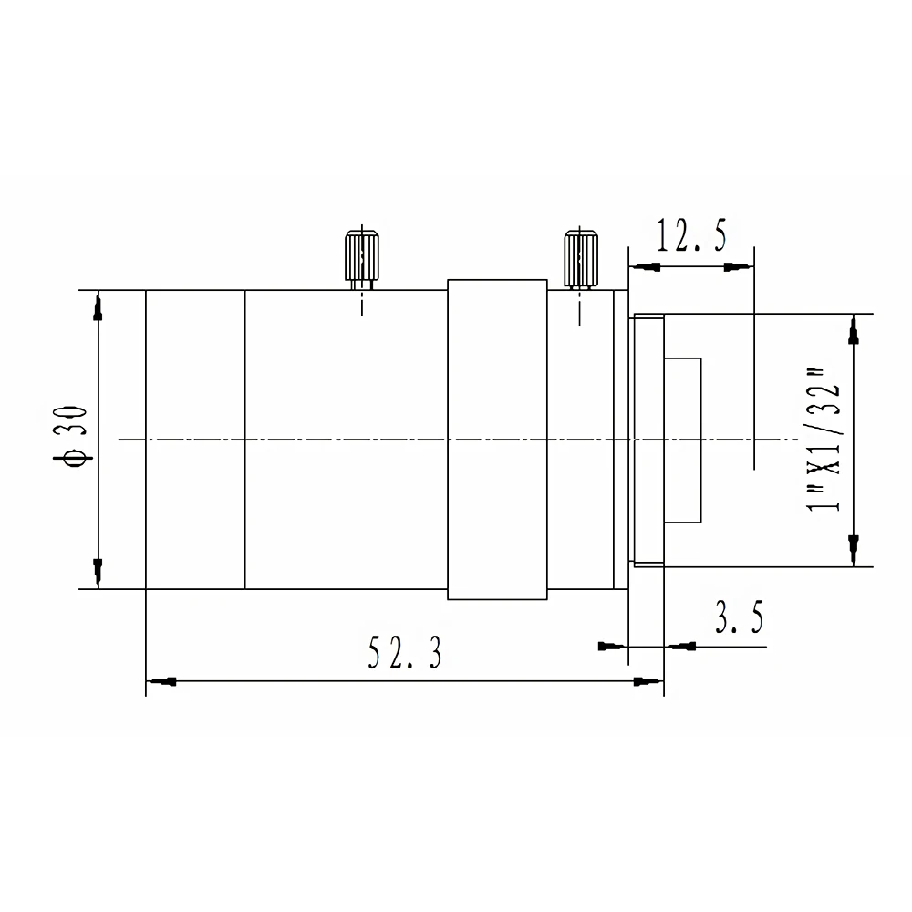 WGWK-C35-50A CCTV 5-50mm Camera Lens CS Mount 3MP Manual Zoom For Industrial Machine Vision IP Cameras Lens Surveillance Webcam