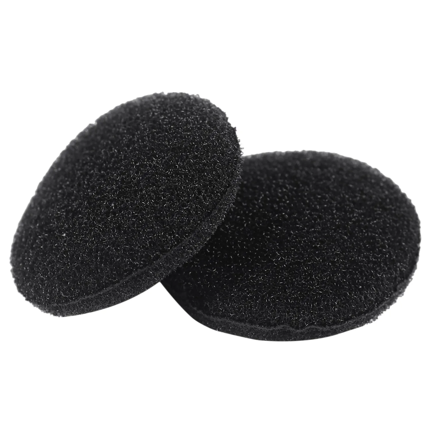 Replacement Earphone in Soft Foam Sponge Bearing Headsets Covers Black