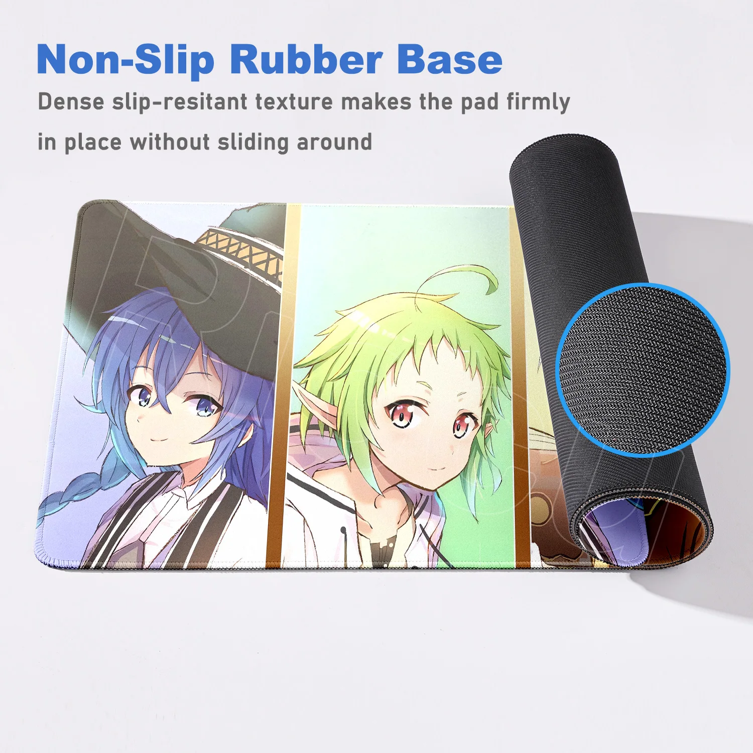 Mushoku Tensei Jobless Reincarnation Anime Mousepad Large Gaming Roxy Mouse Pad PC Laptop XXL Computer Keyboard Tablet Desk Mats
