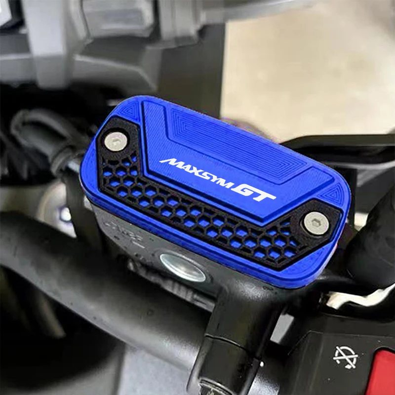 MaxsymGT Motorcycle Accessories Front Brake Fluid Reservoir Cover Engine Oil Plug Cap For SYM MAXSYM 400 GT Maxsym 400GT 400 gt