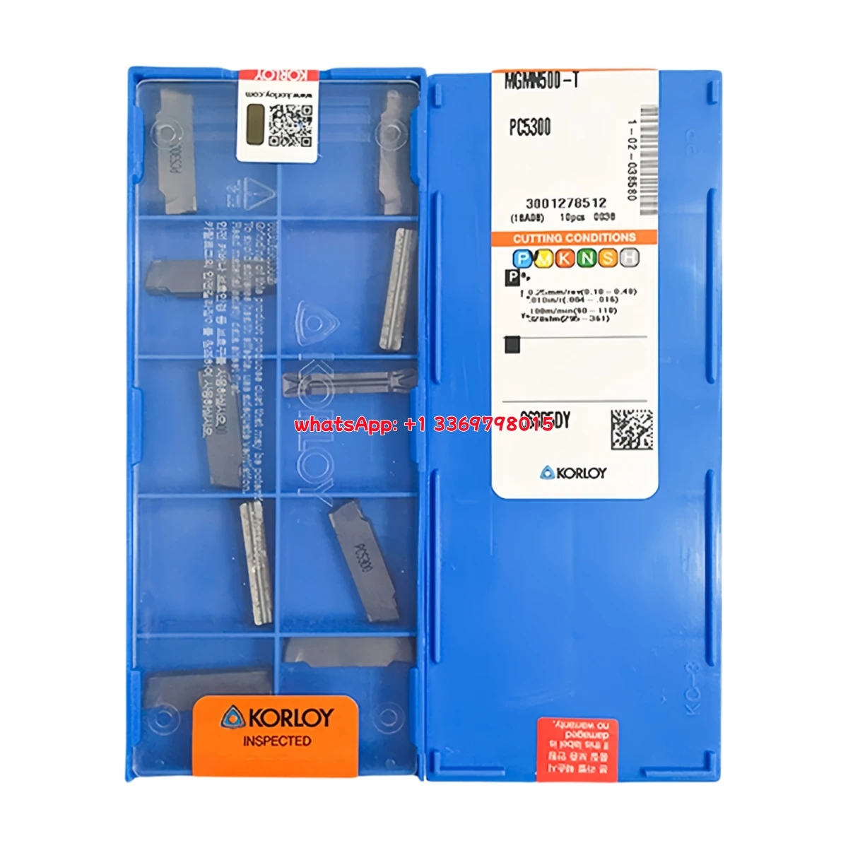 KORLY 100% الأصلي MGMN MGMN150 200 250 300 400 500 -02 04 6D CT-G T L R PT CRT PC5300 الأخدود إدراج 10 قطعة