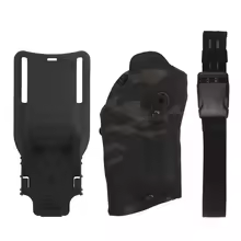 Taktisches Pistolenholster, passend für P320 + X300 Taschenlampe, automatisches Verriegelungssystem, rechte Hand, Jagdpistole, Drop-Bein-Holster, Paddel - AliExpress 18