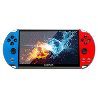 X12 PLUS/X12 Handheld Game Console 7.1/5.1 inch HD Screen Portable Retro Video Gaming Player Built-in 10000+ Classic Games