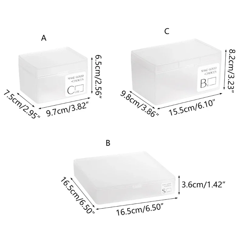 Game Card Box Playing Card Container Transparent Card Storage Box Packing Pokers Box Playing Cards Box Empty Storage Box