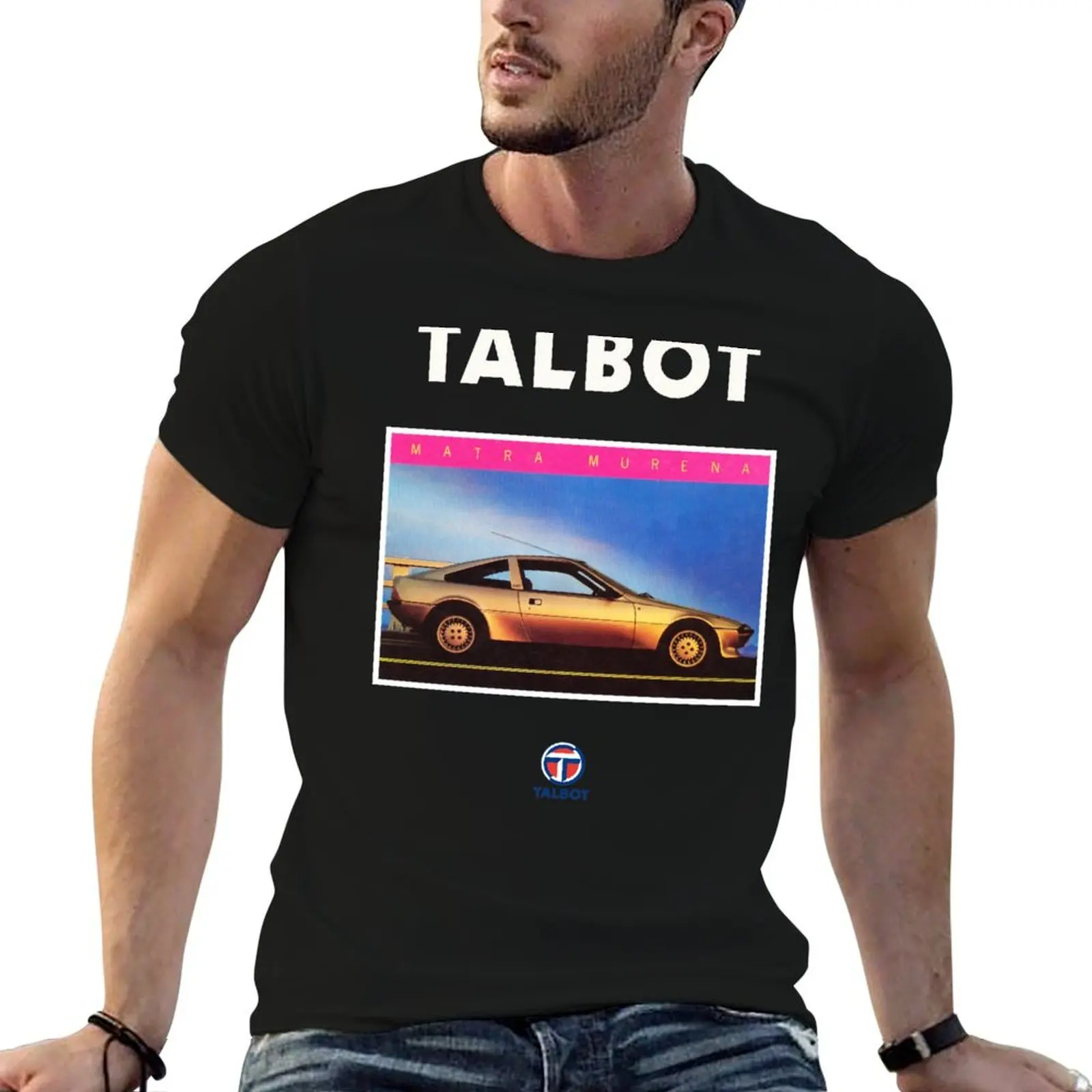 Camiseta TALBOT MATRA MURENA, camiseta de anime, camisetas para hombre, camiseta de algodón, camiseta informal para hombre