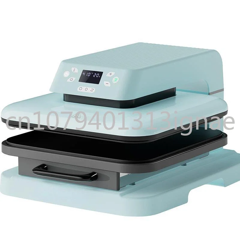 

Fully automatic hot press 15x15 inch fast heating digital display transfer printer