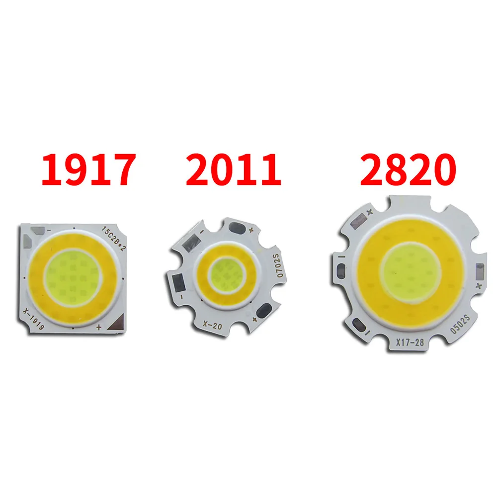 Светодиодные двухцветные лампы COB, 3 Вт, 5 Вт, 7 Вт, 10 Вт, 2011, 1917, 2820, 3000K, 6000K, большой потолочный светильник, двухцветный источник