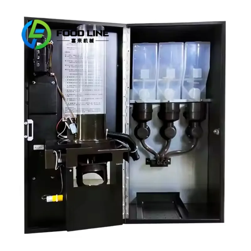 Coin Operate Hot Drinks Coffee Vending Machine Coco Milk Vending Machine Big Cups Vending Machine