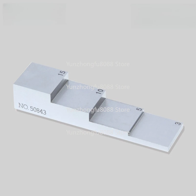 Ultrasonic Thickness Measurement, 4-step Millimeter Thickness Measurement Test Block for Thickness Calibration