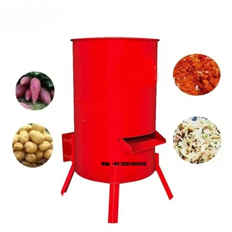 

Farm Animal Vegetable and Fruit Waste Crusher Shredder Feed Processing Machines Industrial Chopper Vegetable Cutter