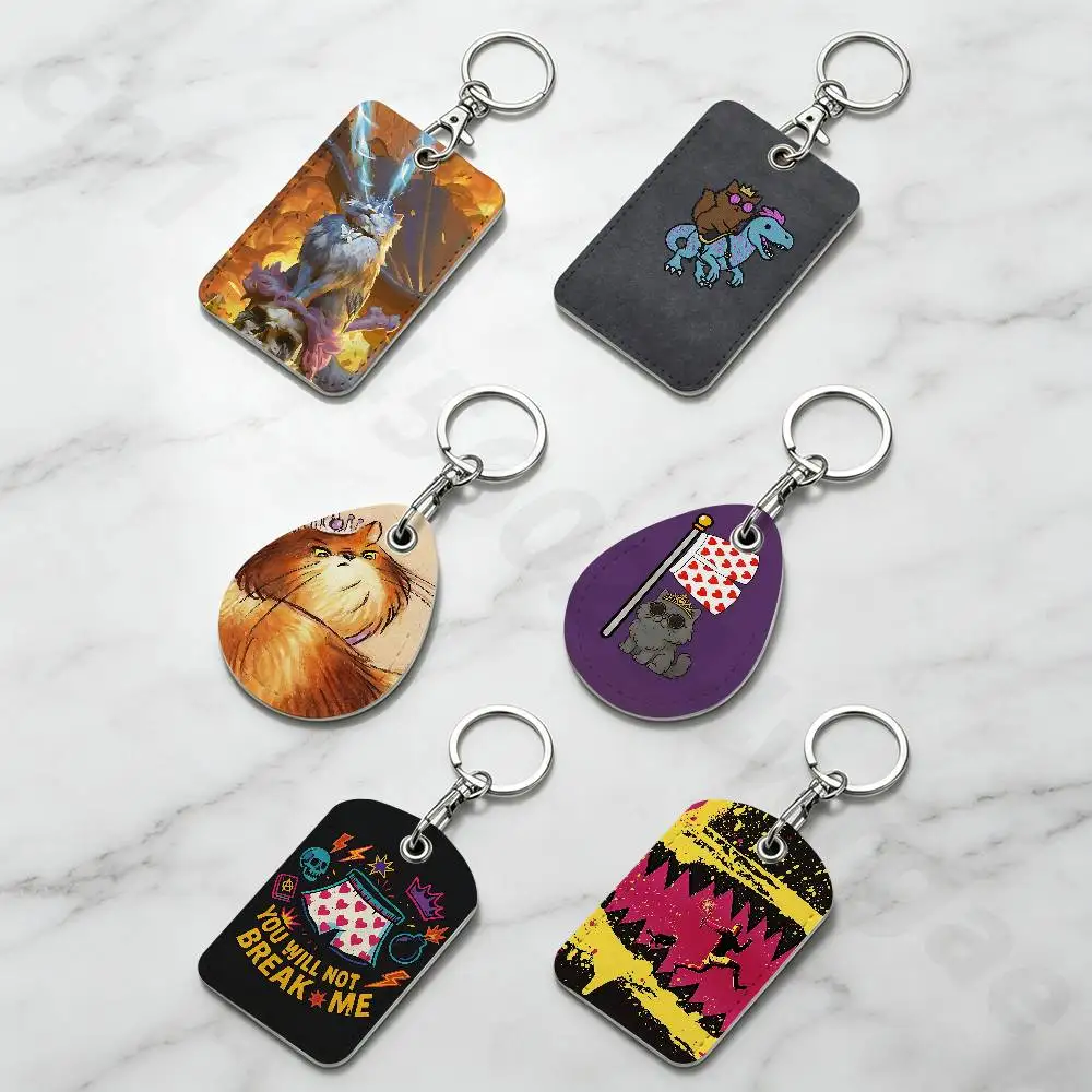 D-Dungeon Crawler Carl Personalised Print Card Holder Suitable For Holder Girls Door Card Case Women Badge Holder Keychain