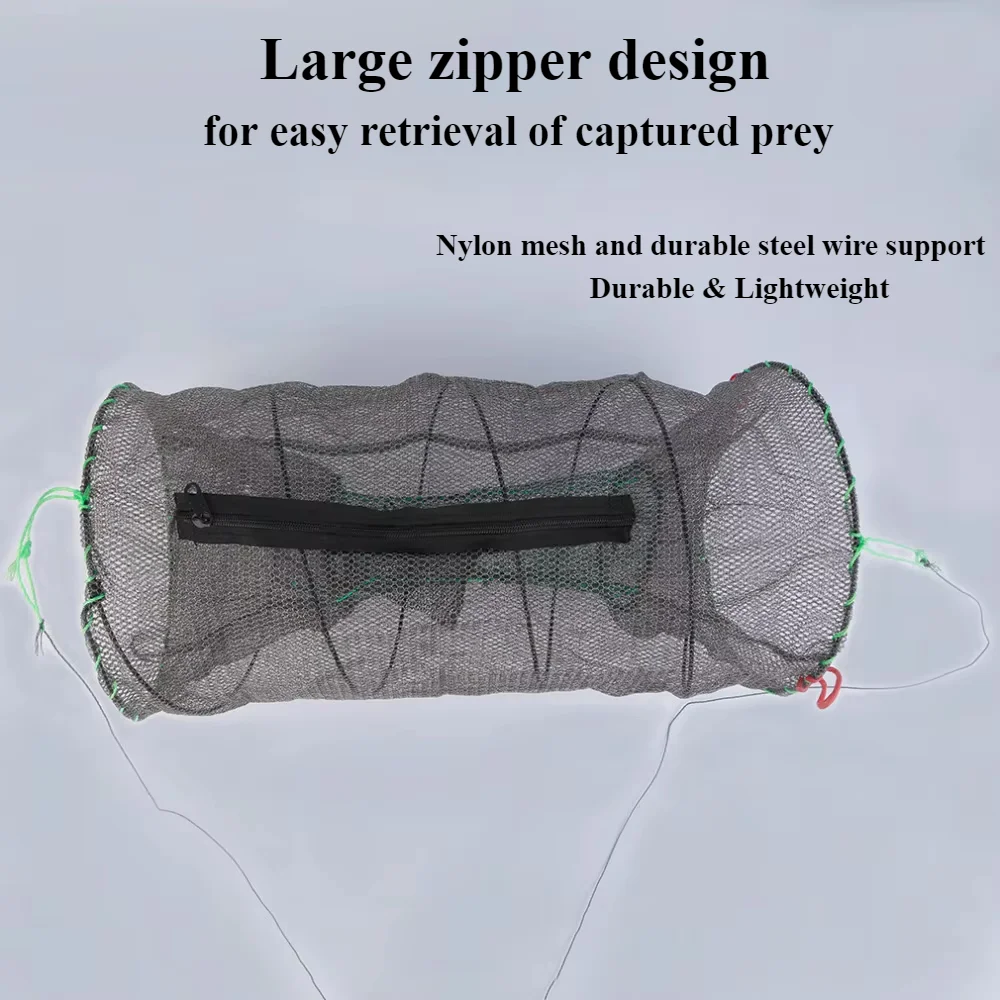 مطوية الصيد الطعم فخ قفص نمط الصيد صافي ترقية مساحة كبيرة ل ثعبان البحر الجمبري الروبيان لايف الطعم ثعبان البحر كراب جراد صافي 2 الحجم