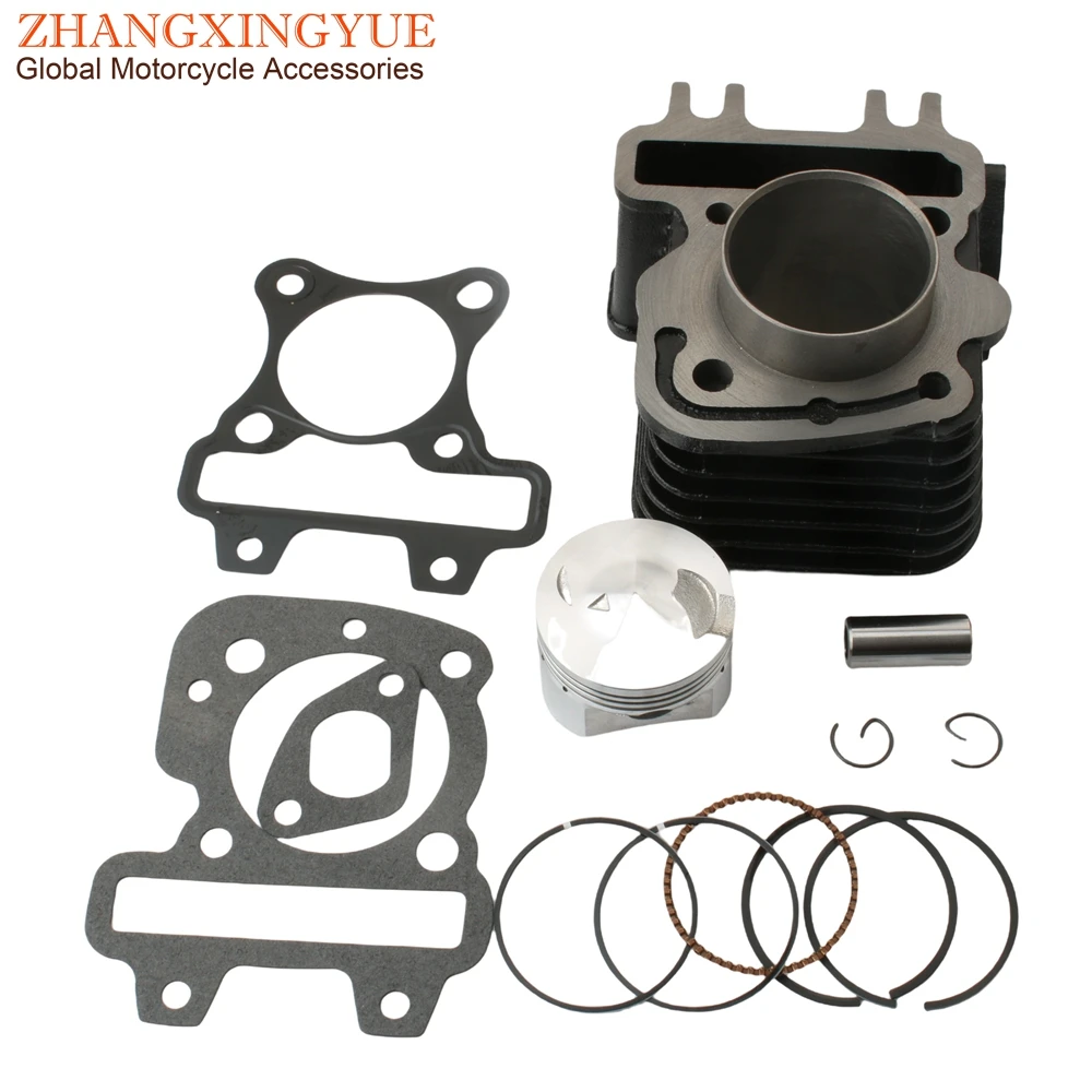 

70cc 47mm Big Bore Cylinder Block Kit For Vespa Modern ET4 LX S 50cc 2V 4T Scooter Engine Parts