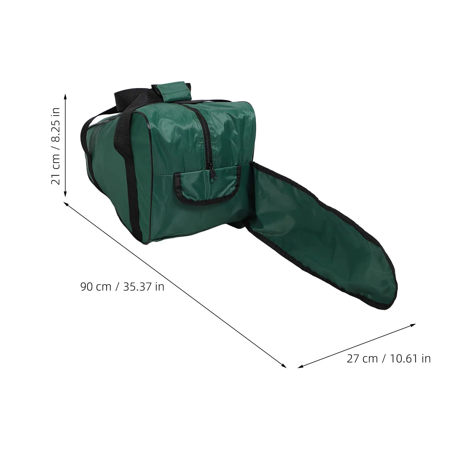Chainsaw Carrying Case Portable Oxford Cloth Storage Bag 20 Inch Water Resistant Heavy Duty Tool Organizer Garden Forestry Gear