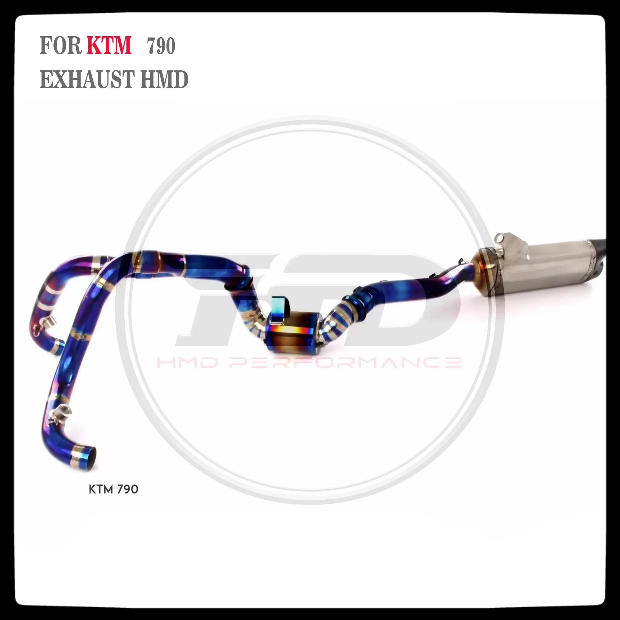 

HMD Titanium Motorcycle Exhaust System Performance Catback For KTM 790 Adventure R Racing Header