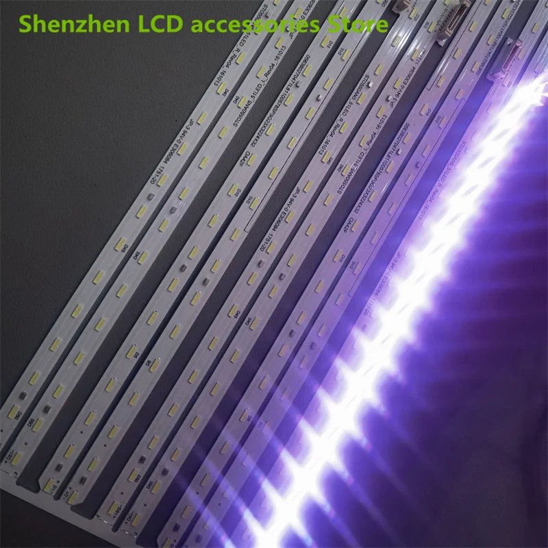 LED الخلفية قطاع لسوني ، KD-55X8066E ، KD-55X8000E ، KD-55X7096E ، STO550AN5-51LED-RL ، V550QWS ، 3 فولت ، 51LED ، 600 مللي متر ، 100% جديد