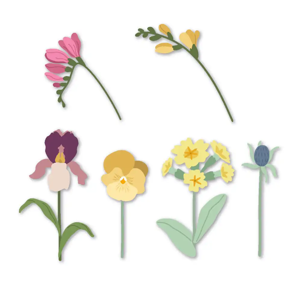 

3D Pop-Up Bag Florals Honeys Wallet Metal Cutting Dies Clear Stamp Lines Stencil for DIY Making Card Scrapbook Decoration 2026