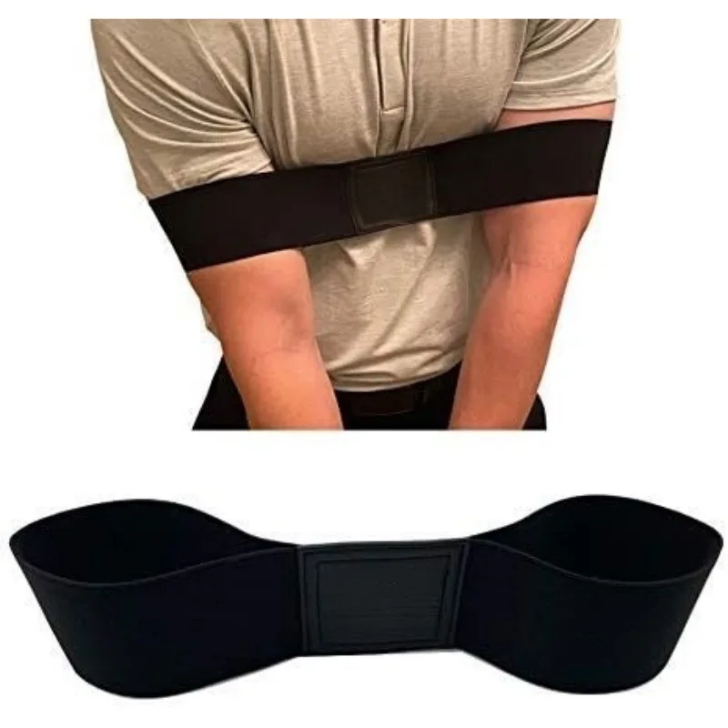 Golf Swing Trainer Arm Band - Adjustable Swing Correction Aid for Proper Golf Motion Training