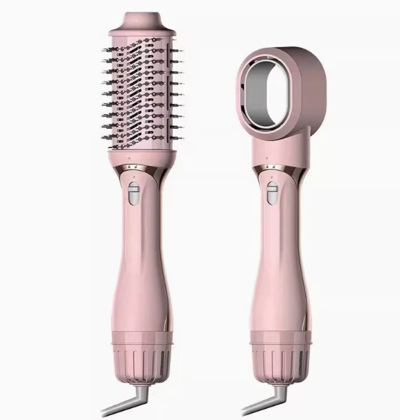 Negative ion two-piece styling hair dryer multi-functional household hair care plump fluffy hot air comb