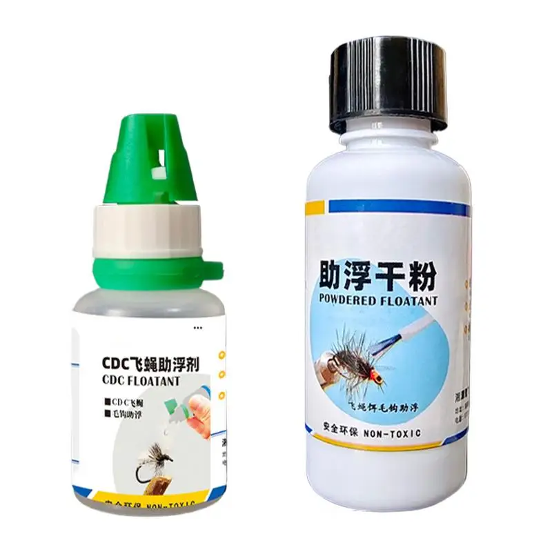 Dry Fly Powder Floating aid Fishing Bait Powder Long-Lasting Fly Fishing floatant Fly Tying Powder Fly Fishing Accessories
