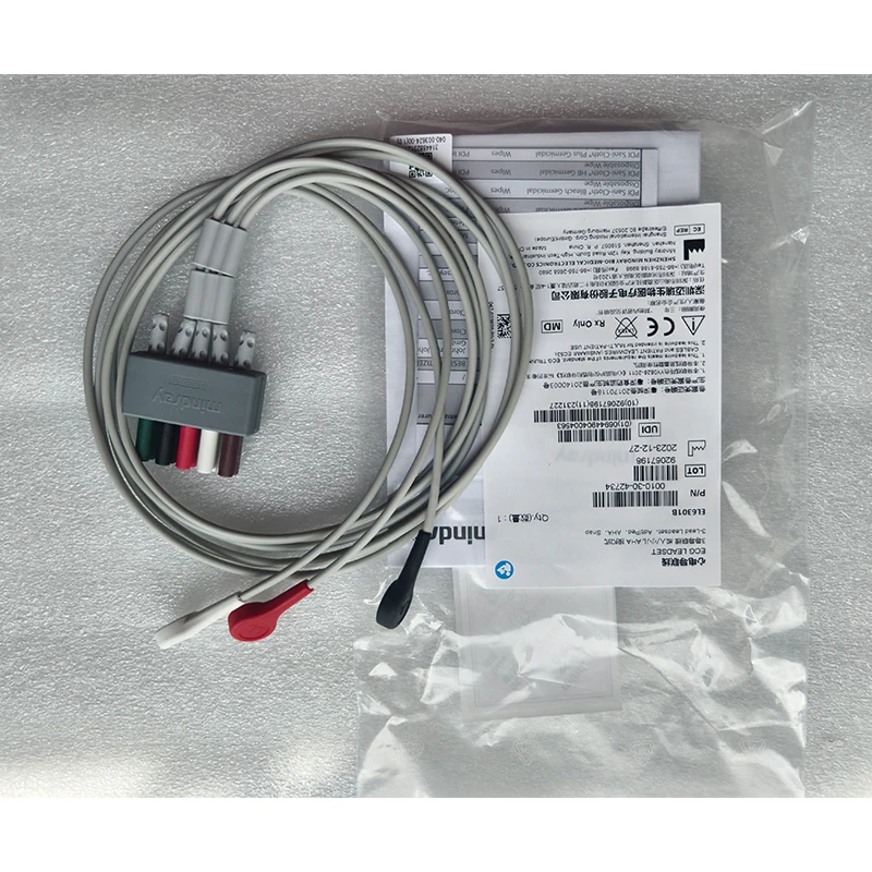 Original Mindray snap ECG cable EL6301B AHA