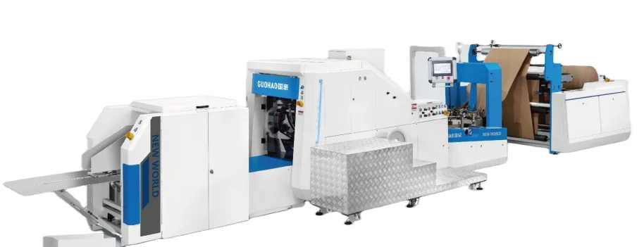 YG Customized Newest Hot Sale Machine Paper Semi Automatic Paper Bag Making Machine With Different Sizes For Taking Away