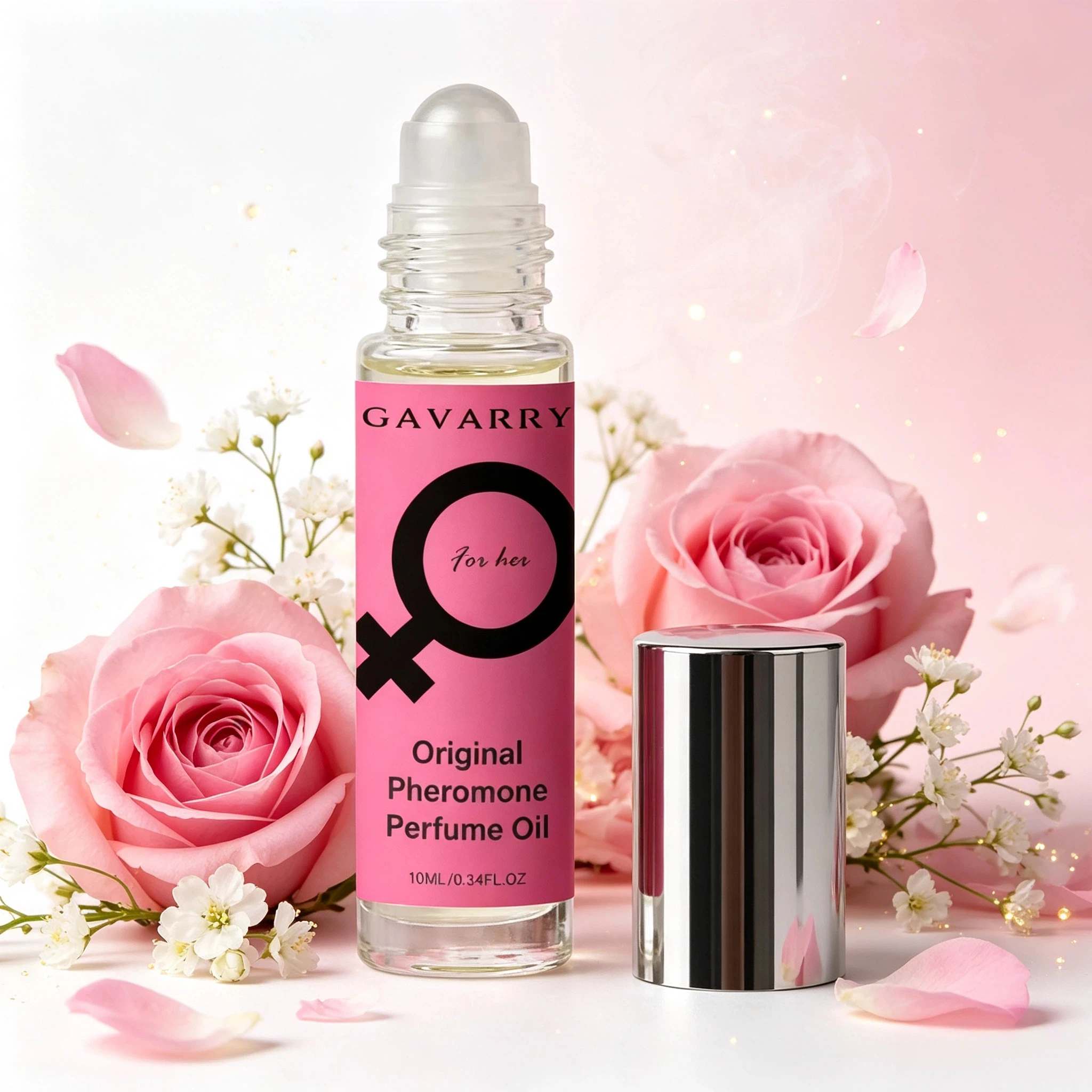 10ml Magnolia Jasmine Pheromone Oil - Honey Cream Subtle Perfume Oil, Eau de Toilette, Long‑Lasting Fragrance Oil for Dating