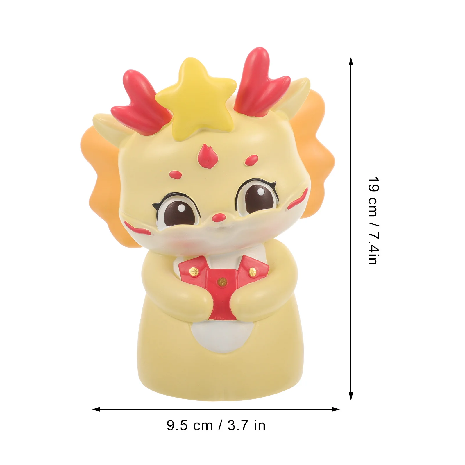 Dragon Piggy Bank Cute Cartoon Design Large Capacity Coin Storage Desktop Decoration for Kids Money Saving Habit Organizer Gift