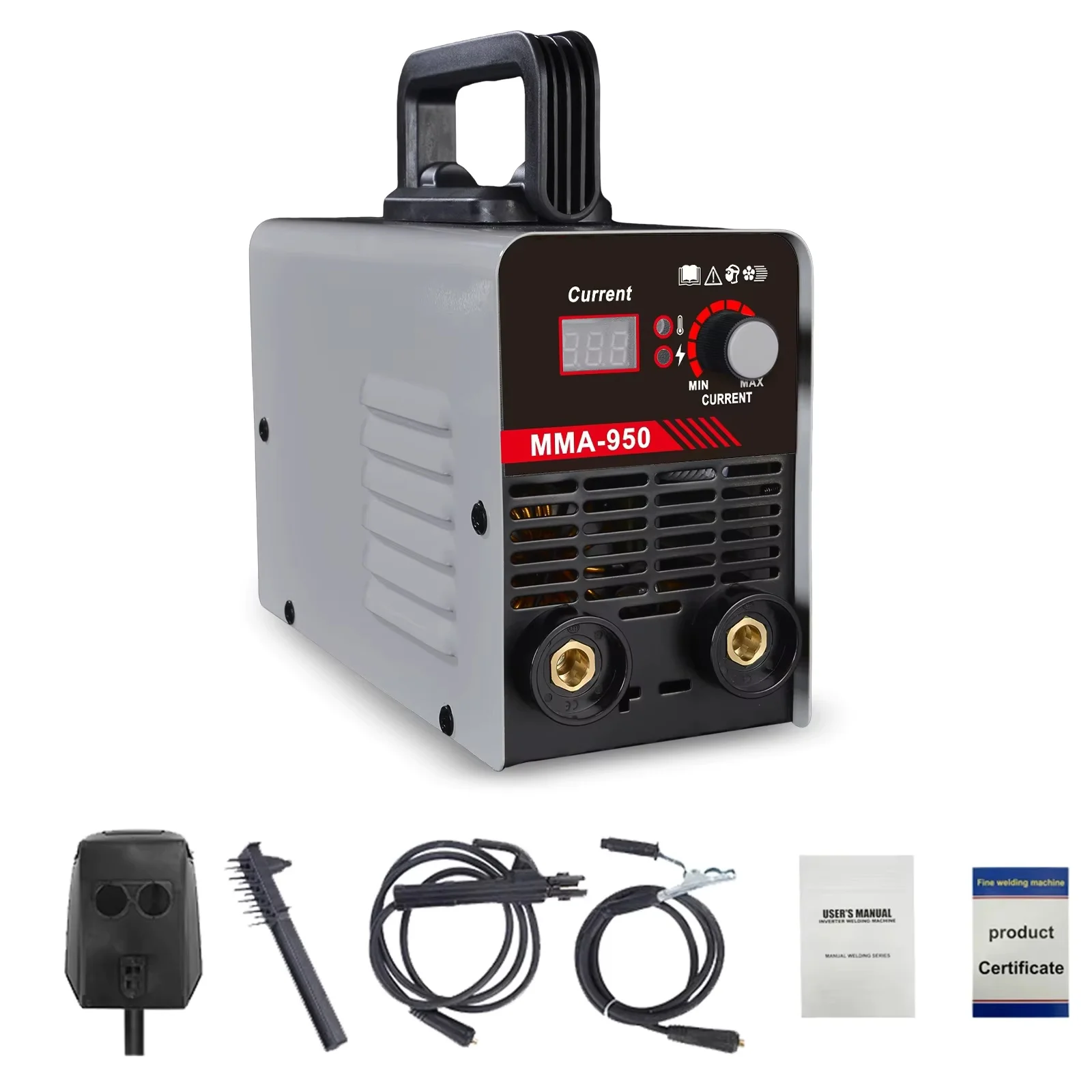 220V MMA Inverter-Lichtbogenschweißgerät, elektrische Schweißmaschine für DIY-Metallschweißarbeiten, tragbares Werkzeug für Heimwerkstatt