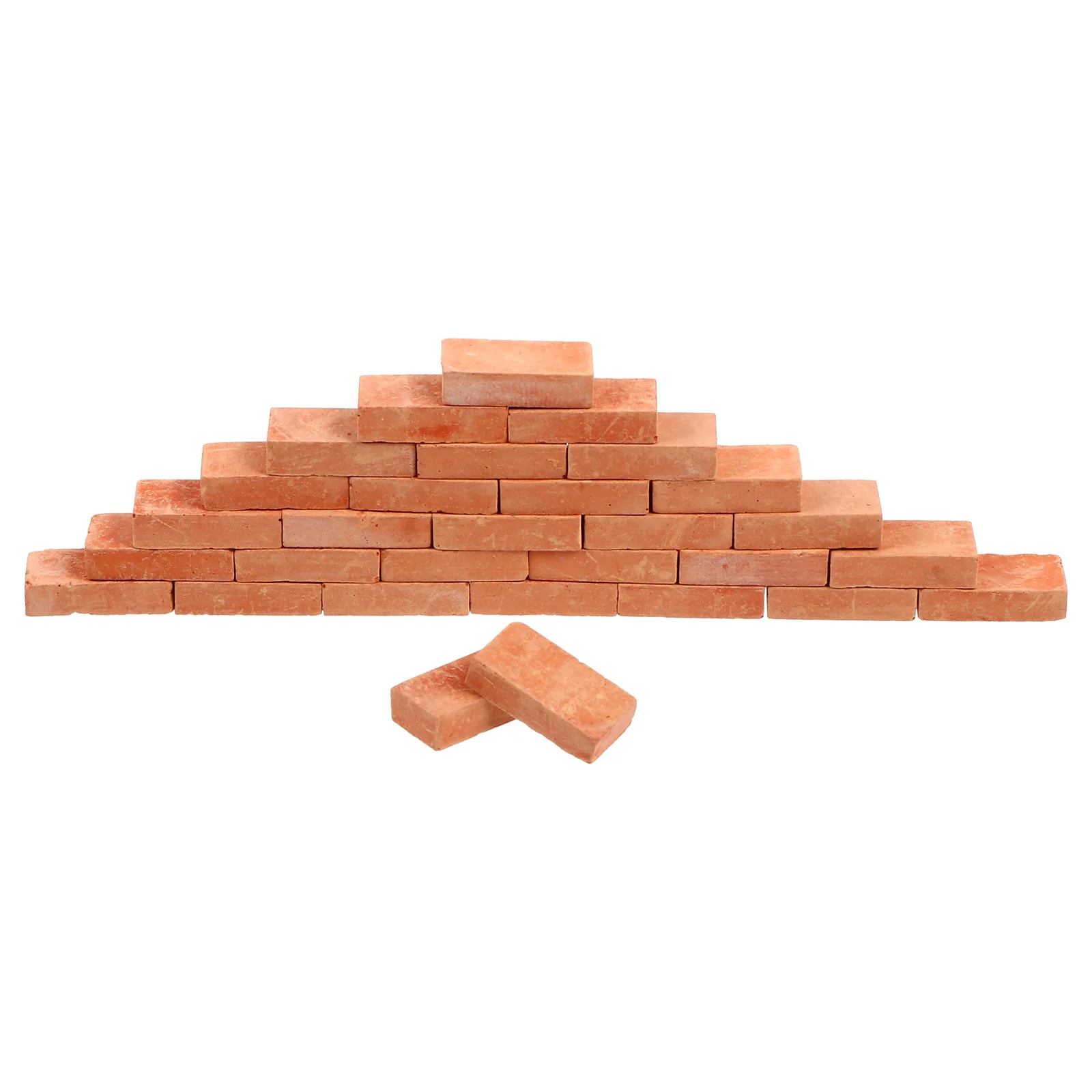 50 Pcs Simulated Brick Model Toys Farm Crafts Miniature Accessories Small Clay Adornment Furniture