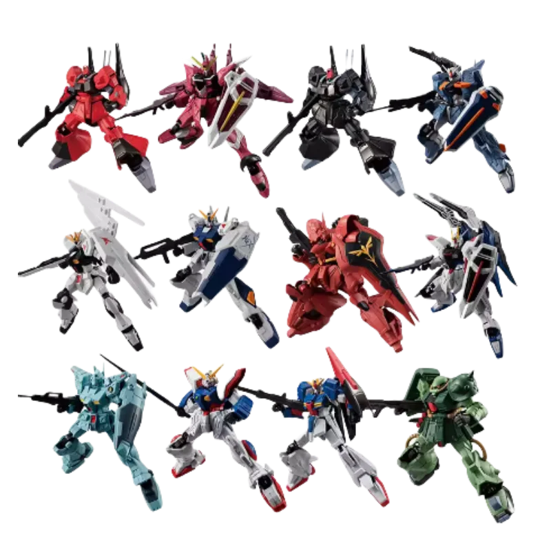 Genuine Bandai Shokugan GUNDAM G FRAME FA Anime Action Figures Model Figure Toys Collectible Gift for Toys Hobbies Kids