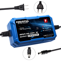 QDD 12.6V 5A Lithium Battery Charger for 3S 11.1V Battery Li-ion Battery Charger with DC 5.5*2.1MM Connectors