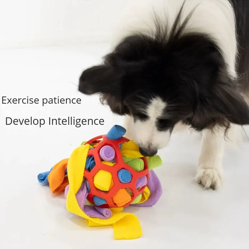 Pet Sniffing Ball Interactive Educational Training Educational Toy For Pets That Encourages Natural Foraging And Feeding