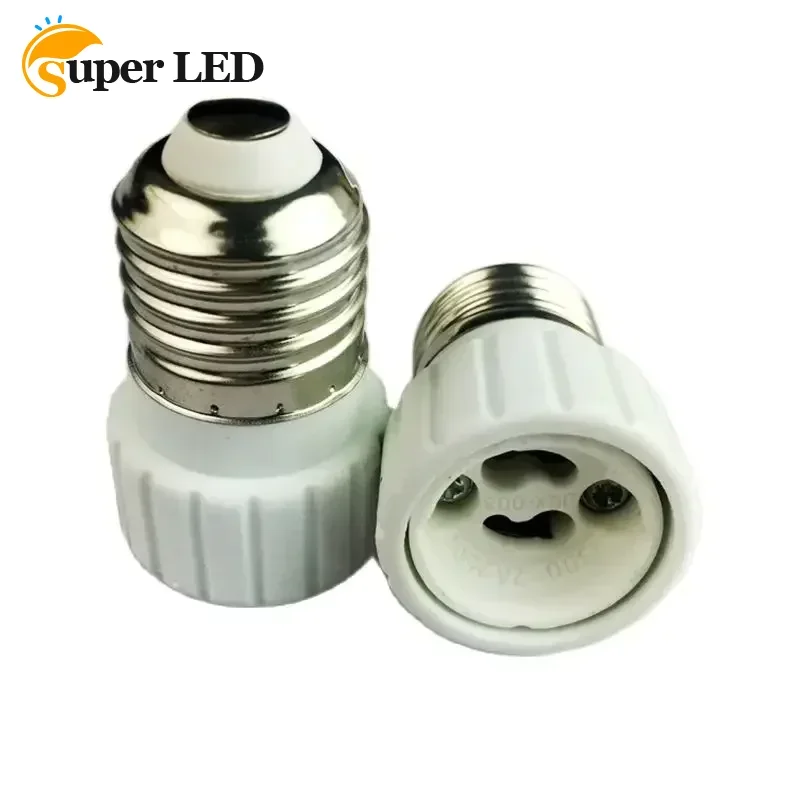 

5/10/20PCS E27 To GU10 Ceramics Lamp Holder Adapter Fireproof Material Lamp Holder Converters Socket Adapter Light Bulb Base