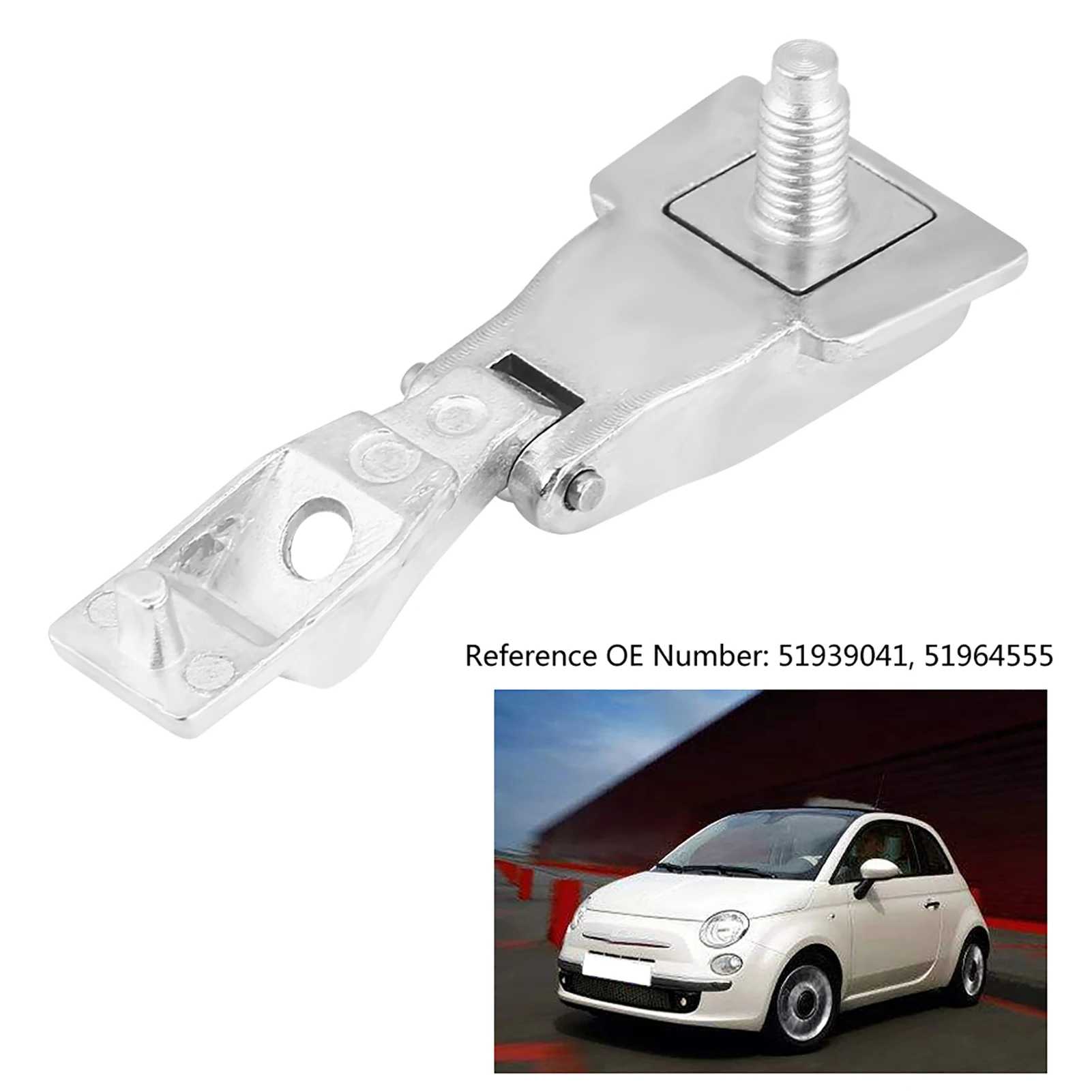 For Fiat 500  1Pcs Aluminium Alloy Car Outer Door Handle Hinge Repair Tool 51939041 51964555 Replacement Auto Accessories