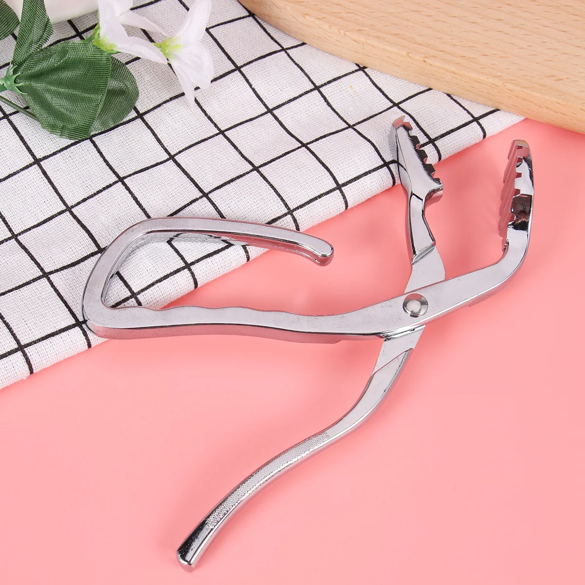 

Multifunctional Zinc Alloy Kitchen Plate Gripper Hot Dish Clip Baking Pan Pliers Anti-Hot Clip Oven Pot Holder Stainless Steel