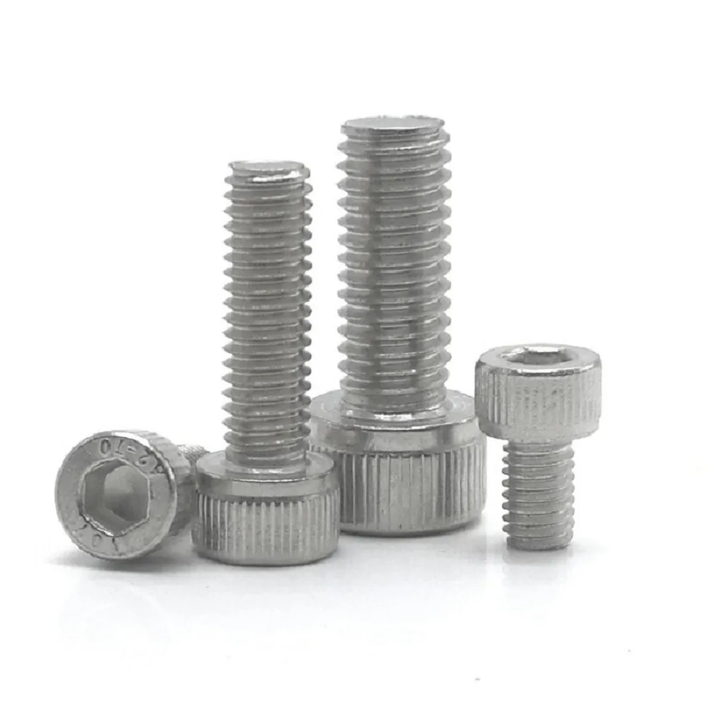 M8x1 M10x1.25 304 A2-70 Stainless Steel DIN912 Hexagon Hex Socket Cap Allen Head Bolt Screw Length 50x70x90x100x110x120