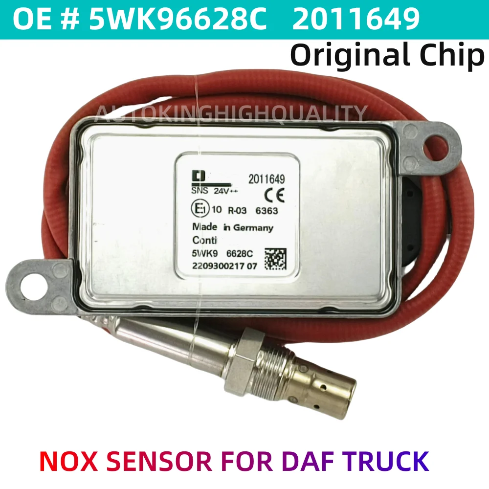 

High Quality for NGK Probe 5WK96628C 2011649 Car 24V Nitrogen Nox Oxygen Sensor For DAF Truck CF75 CF85 XF105 XF 1836060 1793379