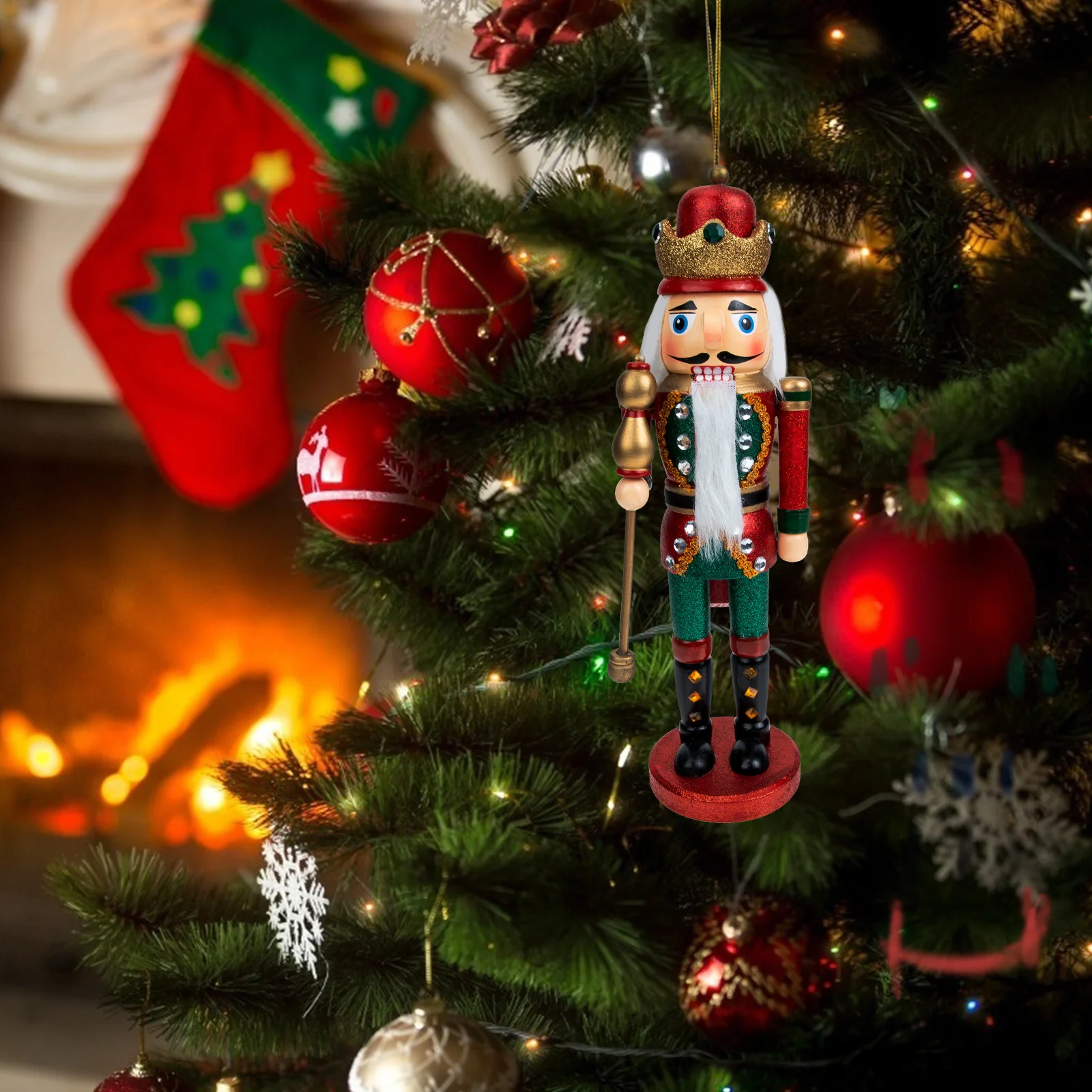 

Wooden Xmas Decor Christmas Gift Wood Craft Ornament Party Favors Desktop Home Decor Nutcracker Soldier Wood Xmas Nutcracker