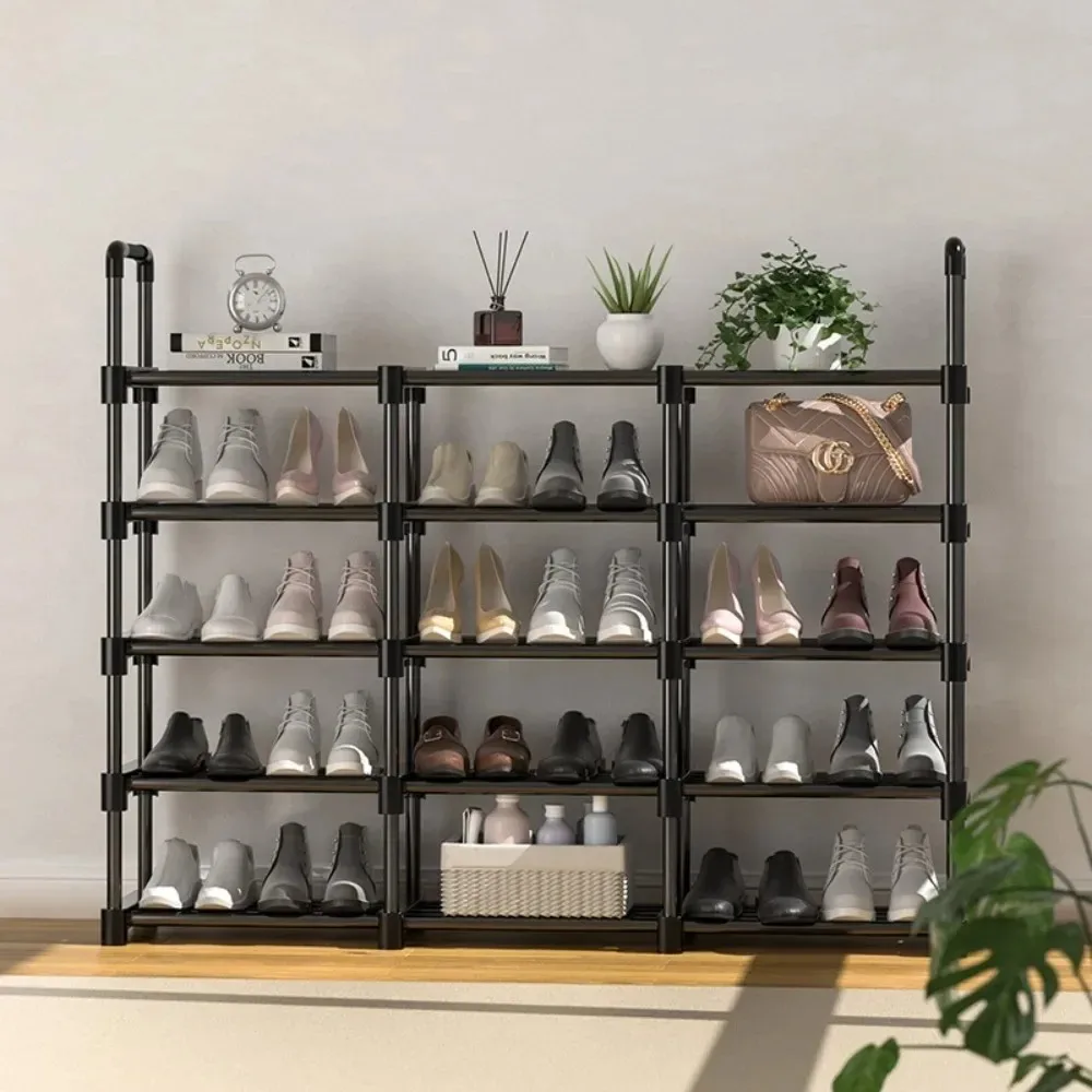 Simple Assembled Shoe Rack Multi Layer Storage Rack Multifunctional Household Space Saving Removable High-capacity Shoe Shelf